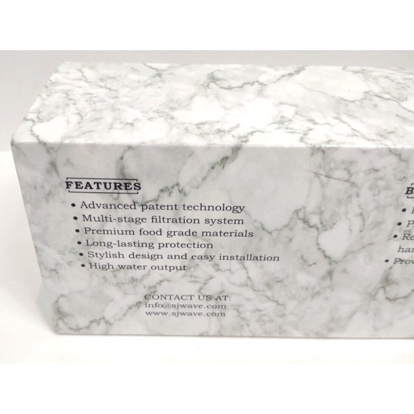 SJ WAVE Showerhead Filter Replacement for SJ Wave Filter System- White Filter - Picture 5 of 9